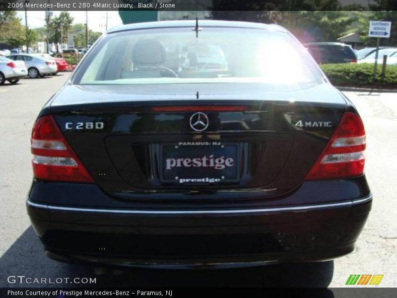 Black / Stone 2006 Mercedes-Benz C 280 4Matic Luxury