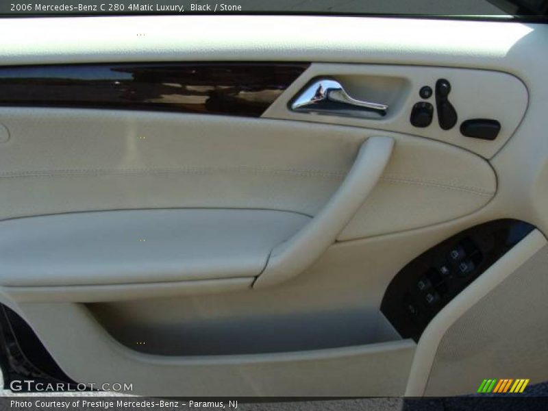 Black / Stone 2006 Mercedes-Benz C 280 4Matic Luxury