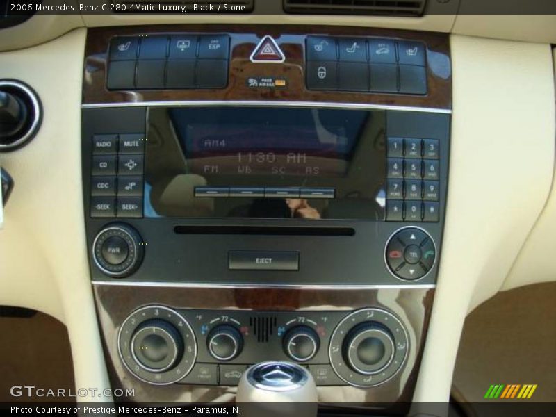 Black / Stone 2006 Mercedes-Benz C 280 4Matic Luxury