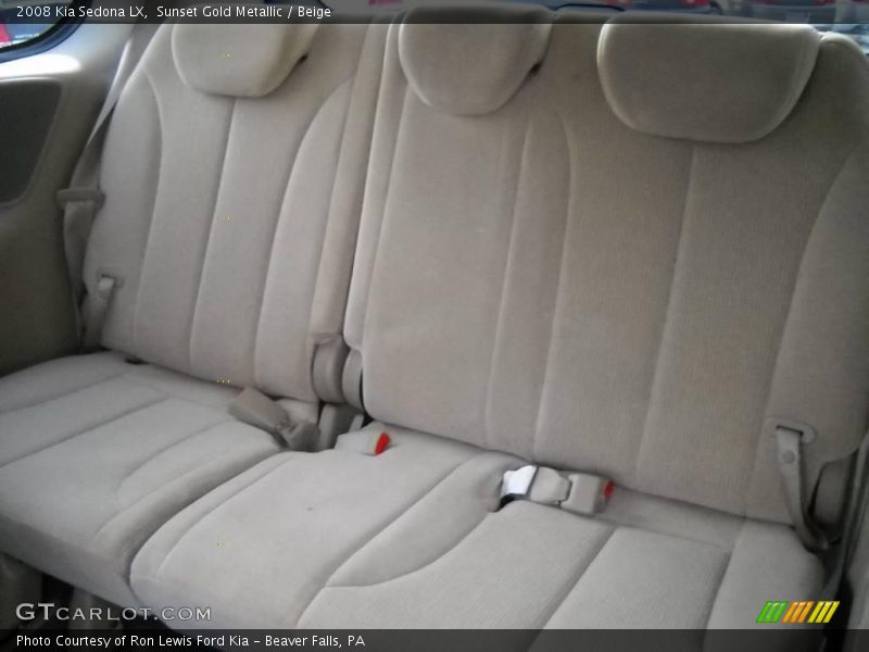 Sunset Gold Metallic / Beige 2008 Kia Sedona LX