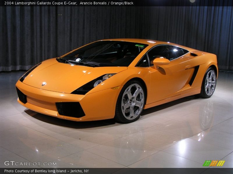 Arancio Borealis / Orange/Black 2004 Lamborghini Gallardo Coupe E-Gear