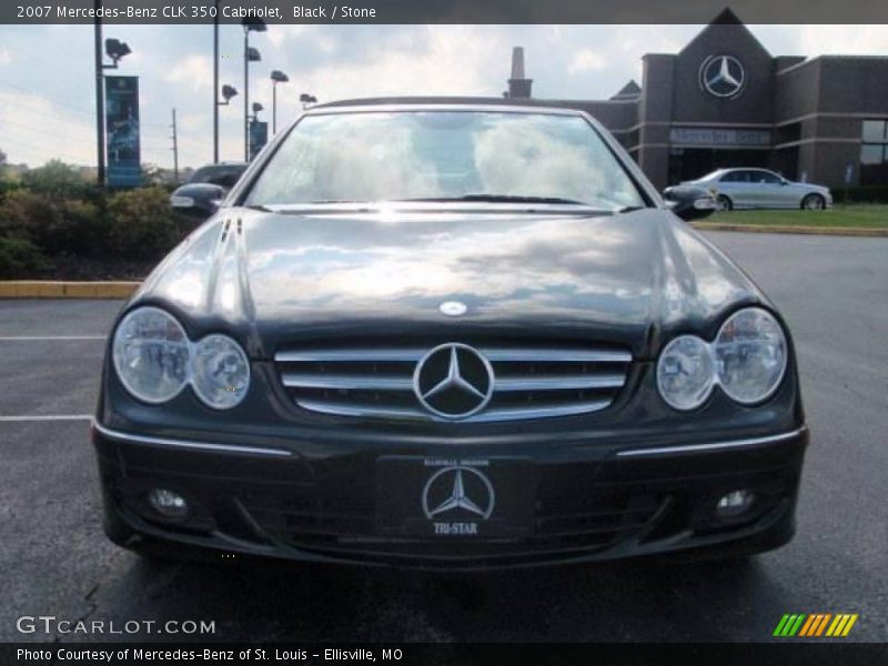 Black / Stone 2007 Mercedes-Benz CLK 350 Cabriolet