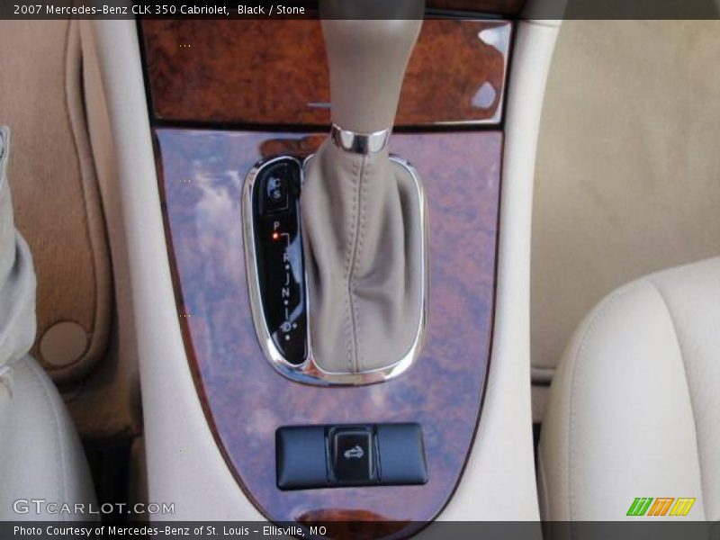 Black / Stone 2007 Mercedes-Benz CLK 350 Cabriolet