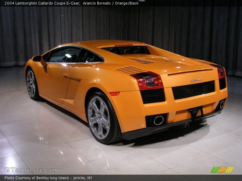 Arancio Borealis / Orange/Black 2004 Lamborghini Gallardo Coupe E-Gear