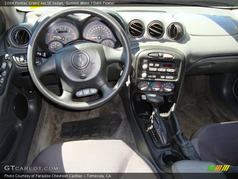 Summit White / Dark Pewter 2004 Pontiac Grand Am SE Sedan