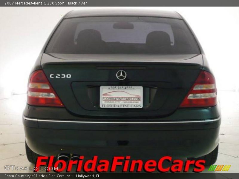 Black / Ash 2007 Mercedes-Benz C 230 Sport