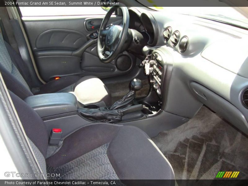 Summit White / Dark Pewter 2004 Pontiac Grand Am SE Sedan