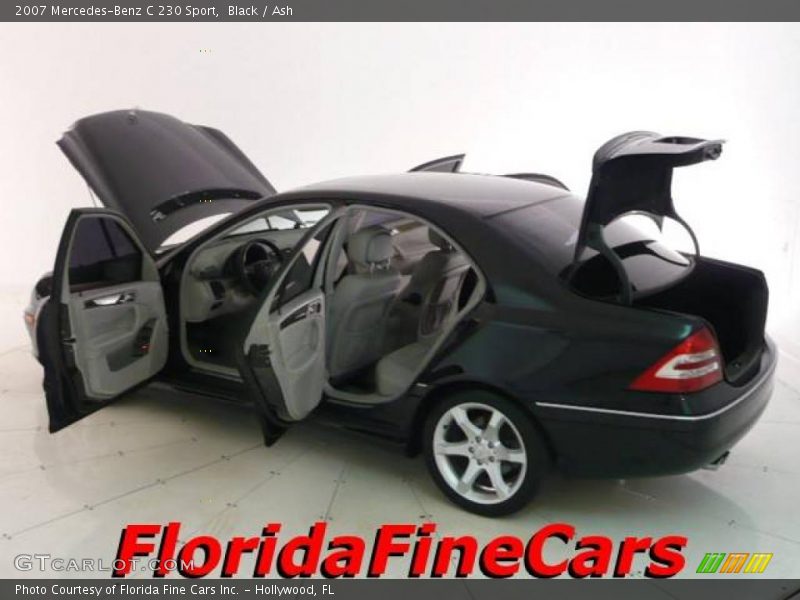 Black / Ash 2007 Mercedes-Benz C 230 Sport