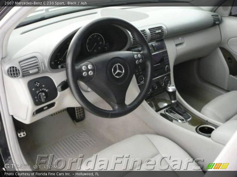 Black / Ash 2007 Mercedes-Benz C 230 Sport