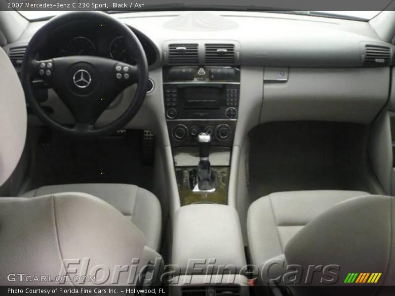 Black / Ash 2007 Mercedes-Benz C 230 Sport