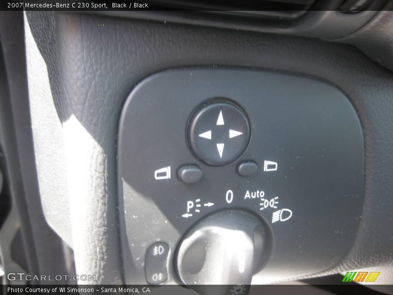 Black / Black 2007 Mercedes-Benz C 230 Sport