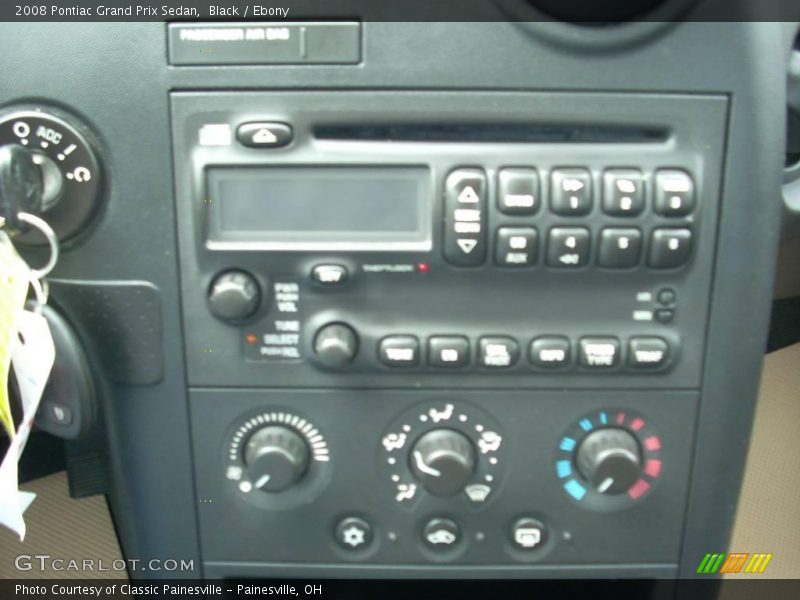 Black / Ebony 2008 Pontiac Grand Prix Sedan