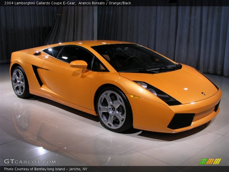 Arancio Borealis / Orange/Black 2004 Lamborghini Gallardo Coupe E-Gear