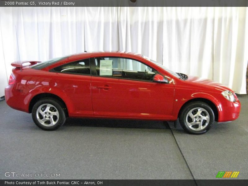 Victory Red / Ebony 2008 Pontiac G5