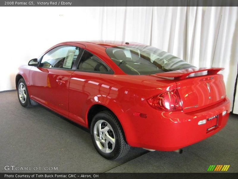 Victory Red / Ebony 2008 Pontiac G5