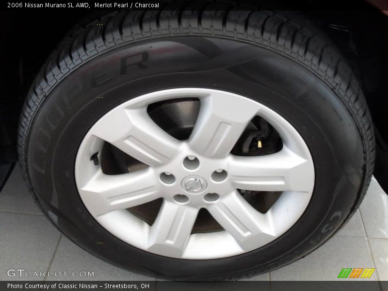 Merlot Pearl / Charcoal 2006 Nissan Murano SL AWD