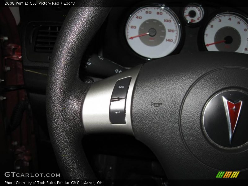 Victory Red / Ebony 2008 Pontiac G5