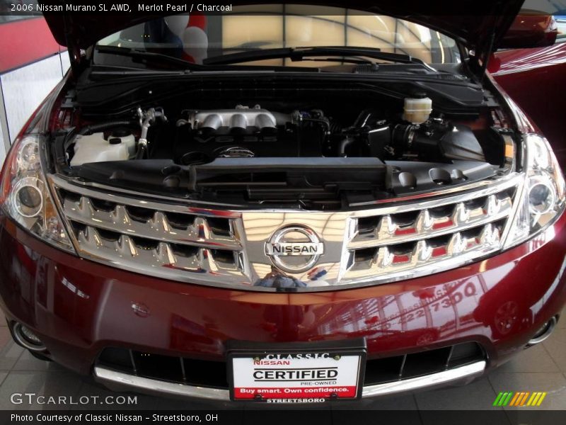 Merlot Pearl / Charcoal 2006 Nissan Murano SL AWD