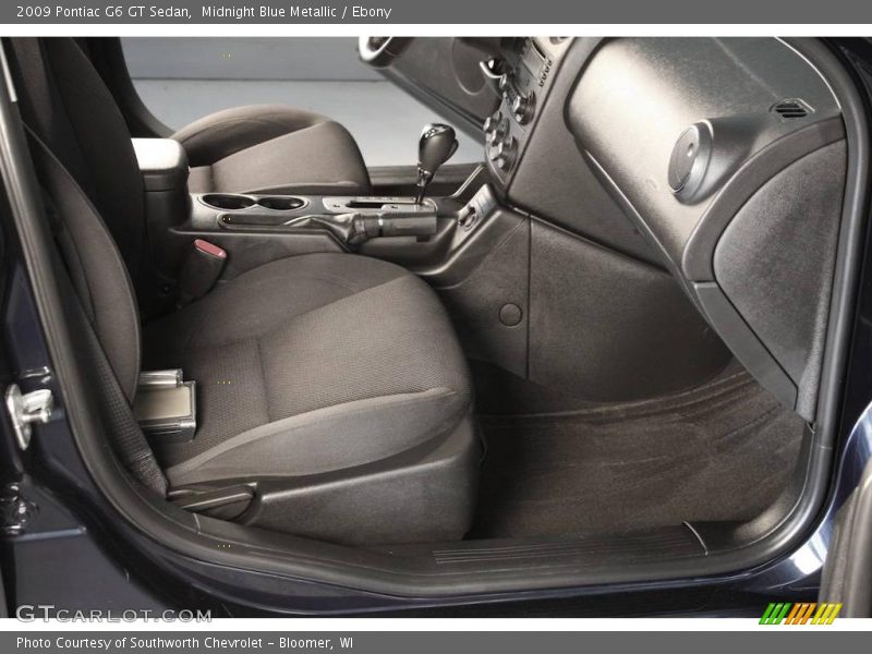 Midnight Blue Metallic / Ebony 2009 Pontiac G6 GT Sedan