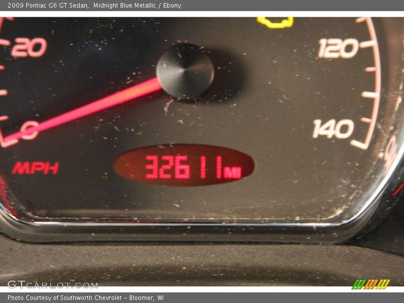 Midnight Blue Metallic / Ebony 2009 Pontiac G6 GT Sedan