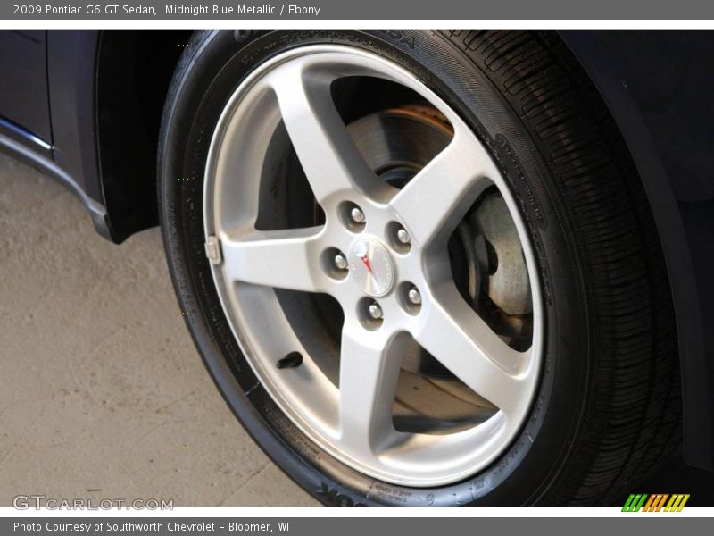 Midnight Blue Metallic / Ebony 2009 Pontiac G6 GT Sedan
