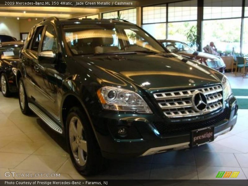 Jade Green Metallic / Cashmere 2009 Mercedes-Benz ML 350 4Matic