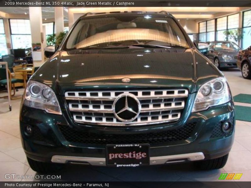 Jade Green Metallic / Cashmere 2009 Mercedes-Benz ML 350 4Matic