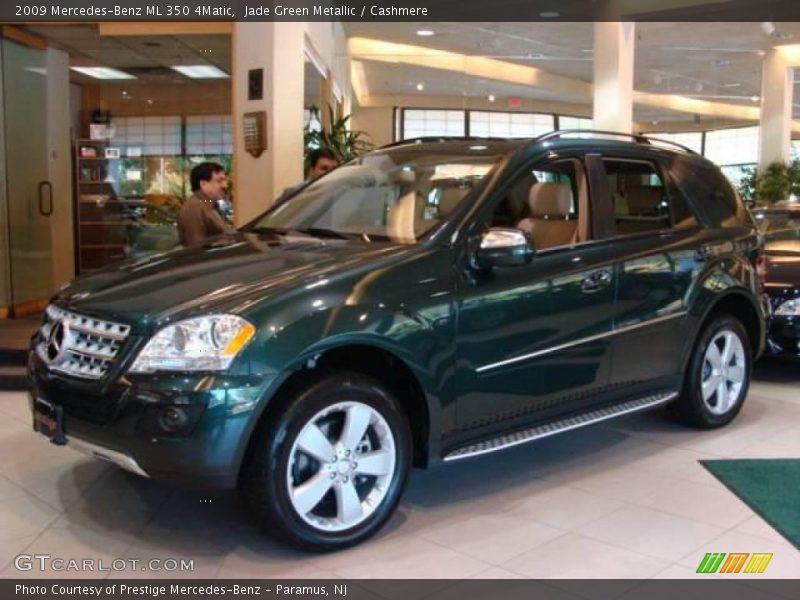 Jade Green Metallic / Cashmere 2009 Mercedes-Benz ML 350 4Matic