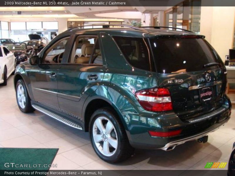 Jade Green Metallic / Cashmere 2009 Mercedes-Benz ML 350 4Matic