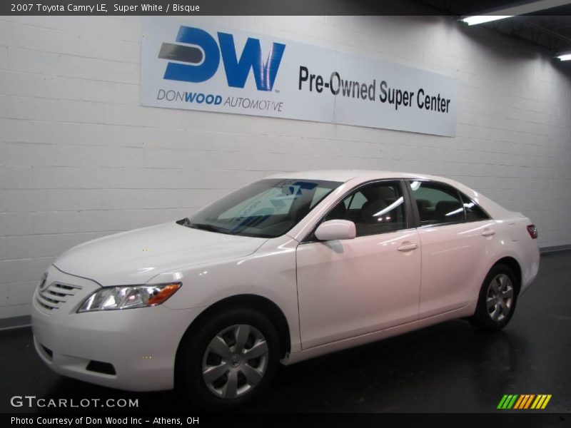 Super White / Bisque 2007 Toyota Camry LE
