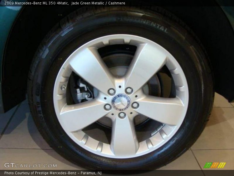 Jade Green Metallic / Cashmere 2009 Mercedes-Benz ML 350 4Matic