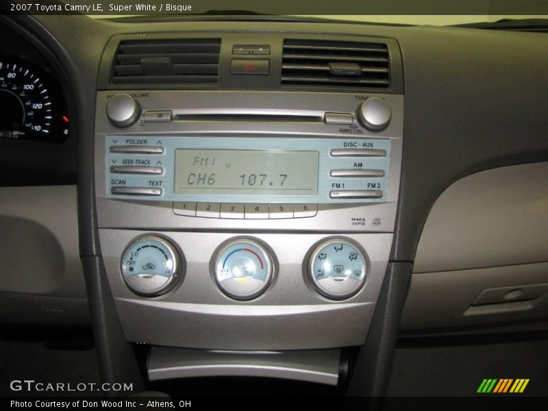 Super White / Bisque 2007 Toyota Camry LE