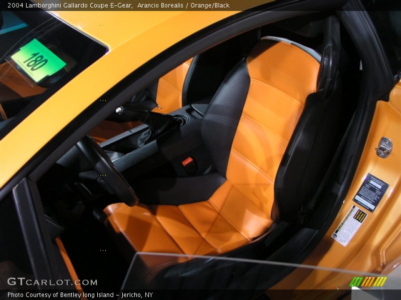 Arancio Borealis / Orange/Black 2004 Lamborghini Gallardo Coupe E-Gear