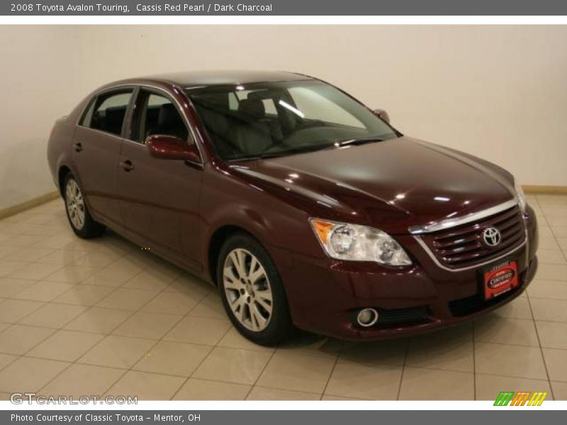 Cassis Red Pearl / Dark Charcoal 2008 Toyota Avalon Touring