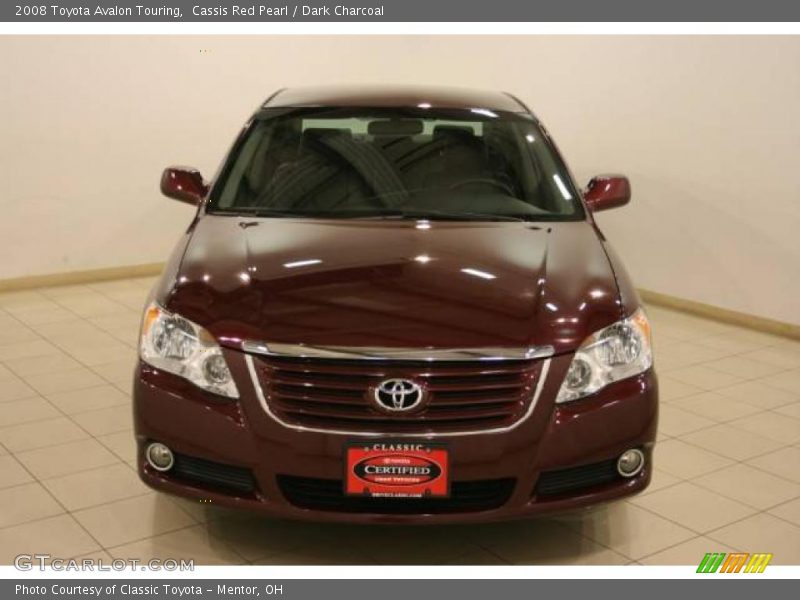 Cassis Red Pearl / Dark Charcoal 2008 Toyota Avalon Touring