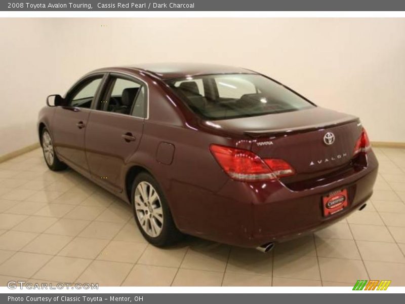 Cassis Red Pearl / Dark Charcoal 2008 Toyota Avalon Touring