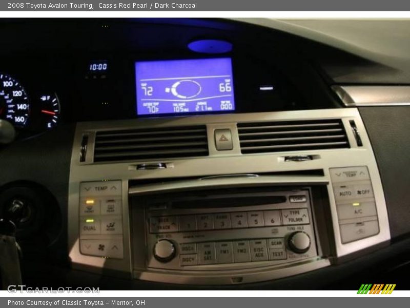 Cassis Red Pearl / Dark Charcoal 2008 Toyota Avalon Touring