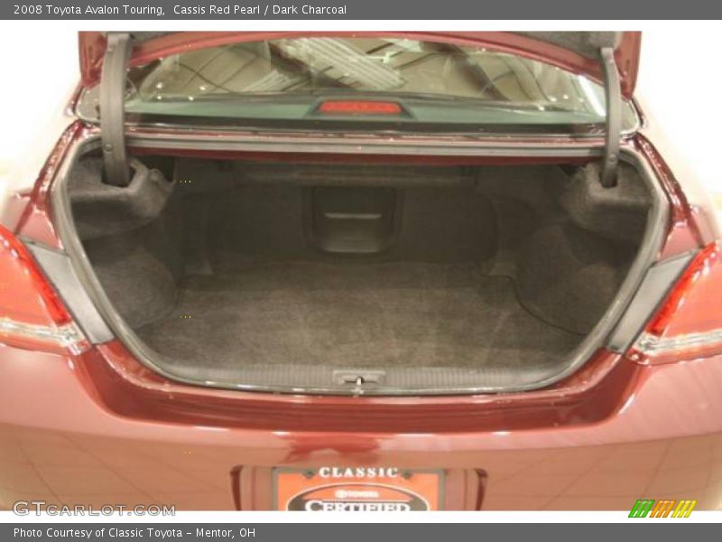 Cassis Red Pearl / Dark Charcoal 2008 Toyota Avalon Touring