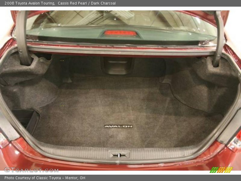 Cassis Red Pearl / Dark Charcoal 2008 Toyota Avalon Touring