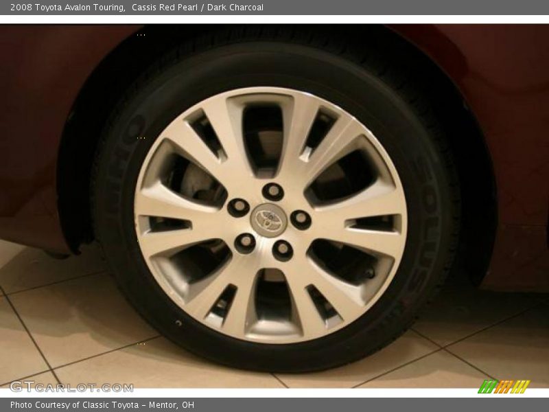 Cassis Red Pearl / Dark Charcoal 2008 Toyota Avalon Touring