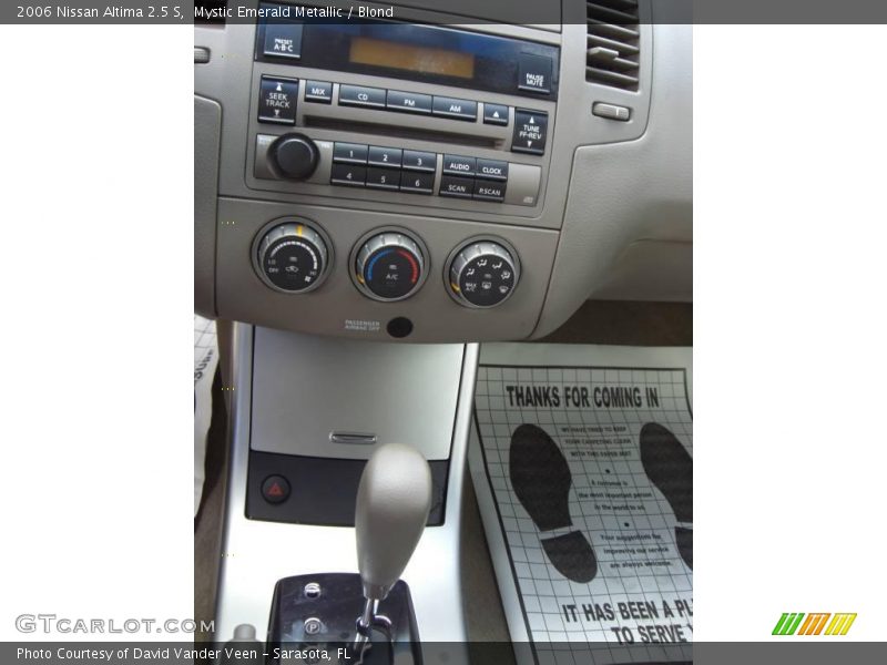 Mystic Emerald Metallic / Blond 2006 Nissan Altima 2.5 S