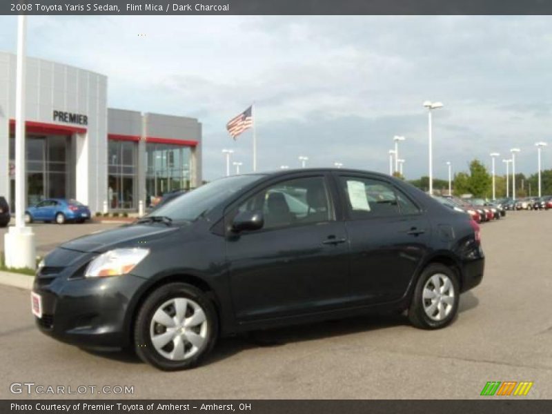 Flint Mica / Dark Charcoal 2008 Toyota Yaris S Sedan