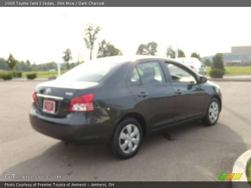 Flint Mica / Dark Charcoal 2008 Toyota Yaris S Sedan