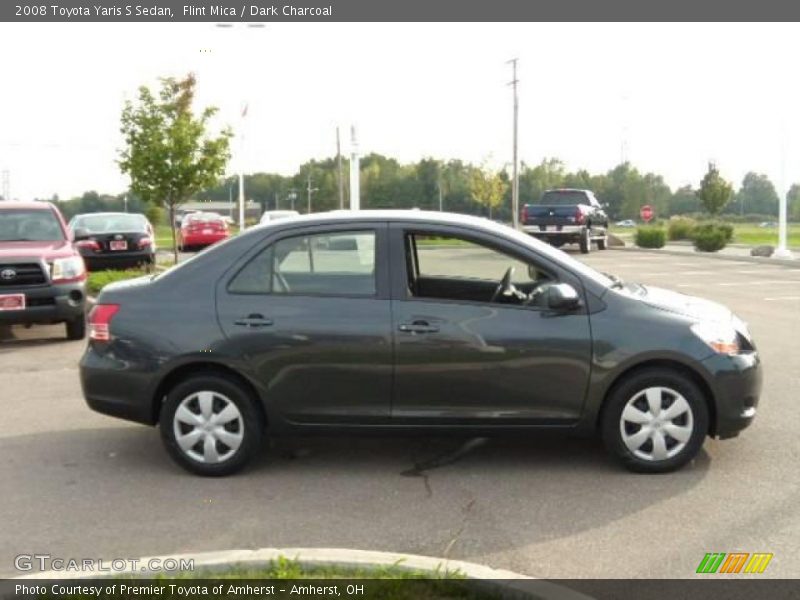 Flint Mica / Dark Charcoal 2008 Toyota Yaris S Sedan