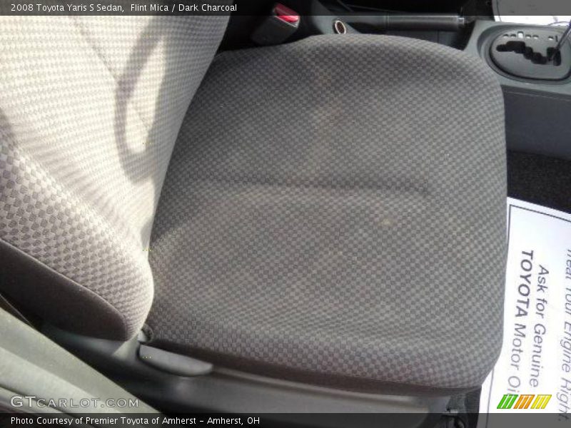 Flint Mica / Dark Charcoal 2008 Toyota Yaris S Sedan