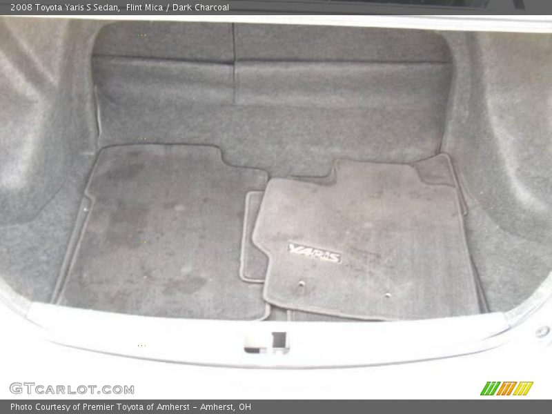 Flint Mica / Dark Charcoal 2008 Toyota Yaris S Sedan