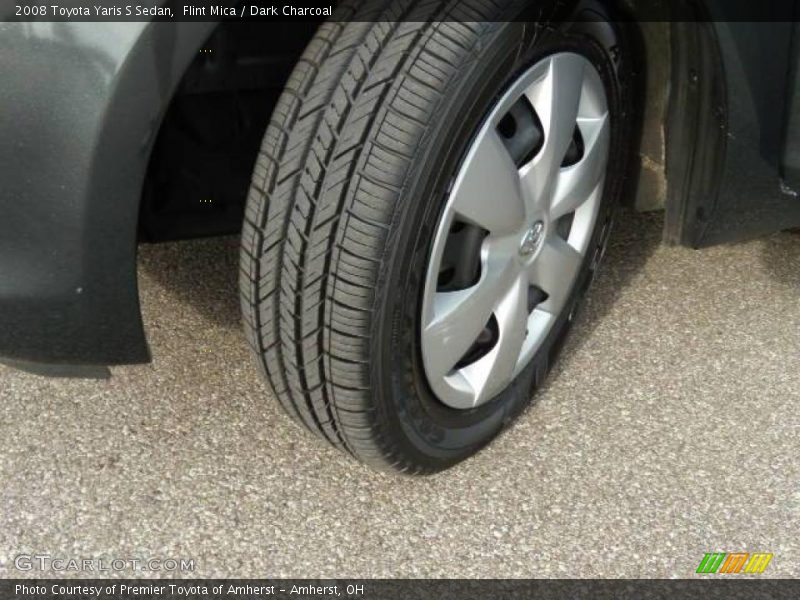 Flint Mica / Dark Charcoal 2008 Toyota Yaris S Sedan