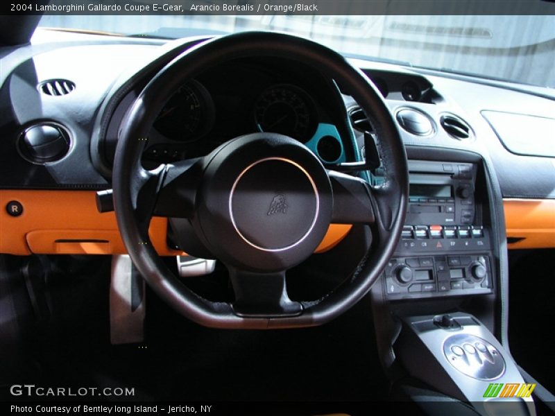 Arancio Borealis / Orange/Black 2004 Lamborghini Gallardo Coupe E-Gear
