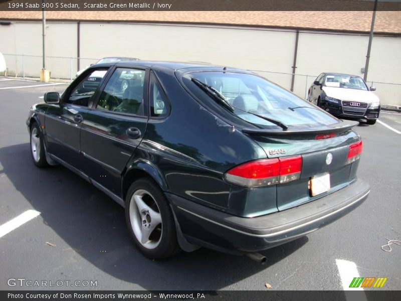 Scarabe Green Metallic / Ivory 1994 Saab 900 S Sedan