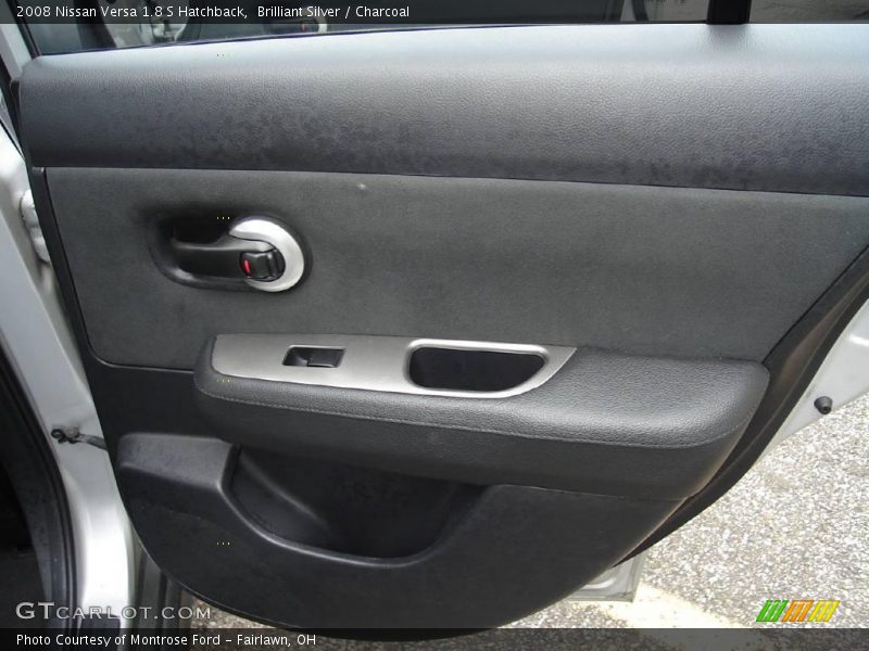 Brilliant Silver / Charcoal 2008 Nissan Versa 1.8 S Hatchback